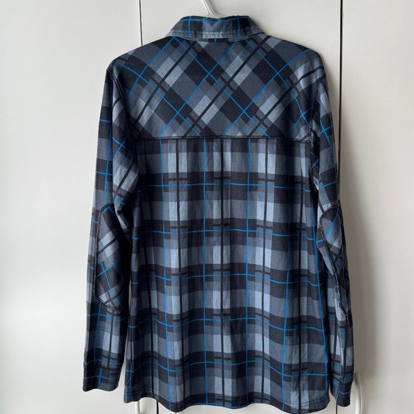 Dakine Button Down Dress Shirt Underlayer Ski Snowboard M Medium Black - Picture 3 of 3